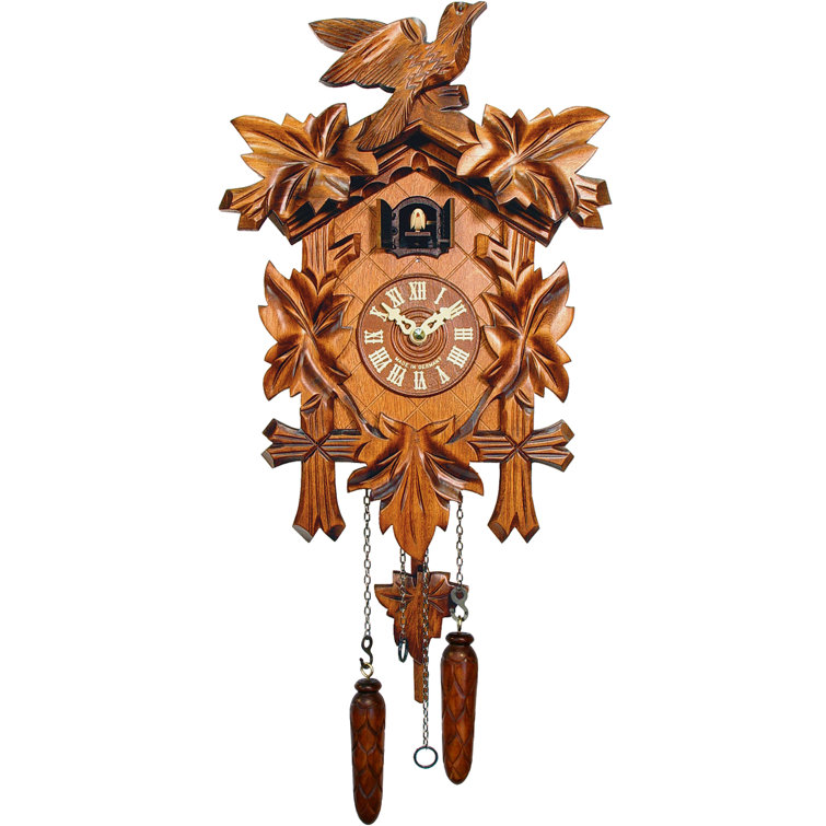 Loon Peak® Wood Wall Clock & Reviews Wayfair